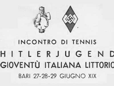...tutto pronto per l'incontro tra gli italiani della GIL e la giovent� tedesca
